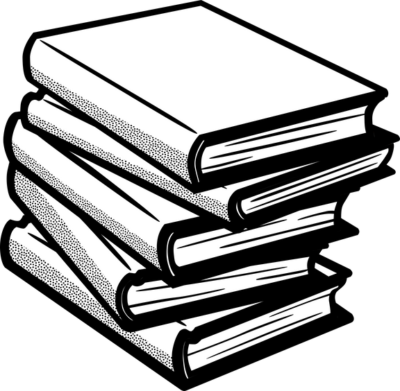 Stack of Books Illustration